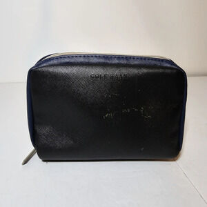 COLE HAAN AMERICAN AIRLINES ZERO GRAND toiletry bag black and blue zip